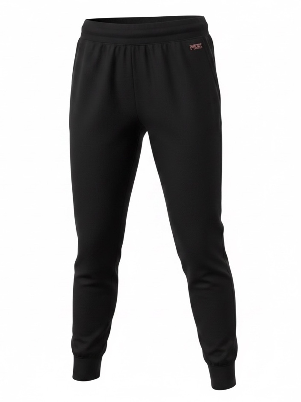 PINK Victoria’s Secret Active Black Tapered Joggers - Large